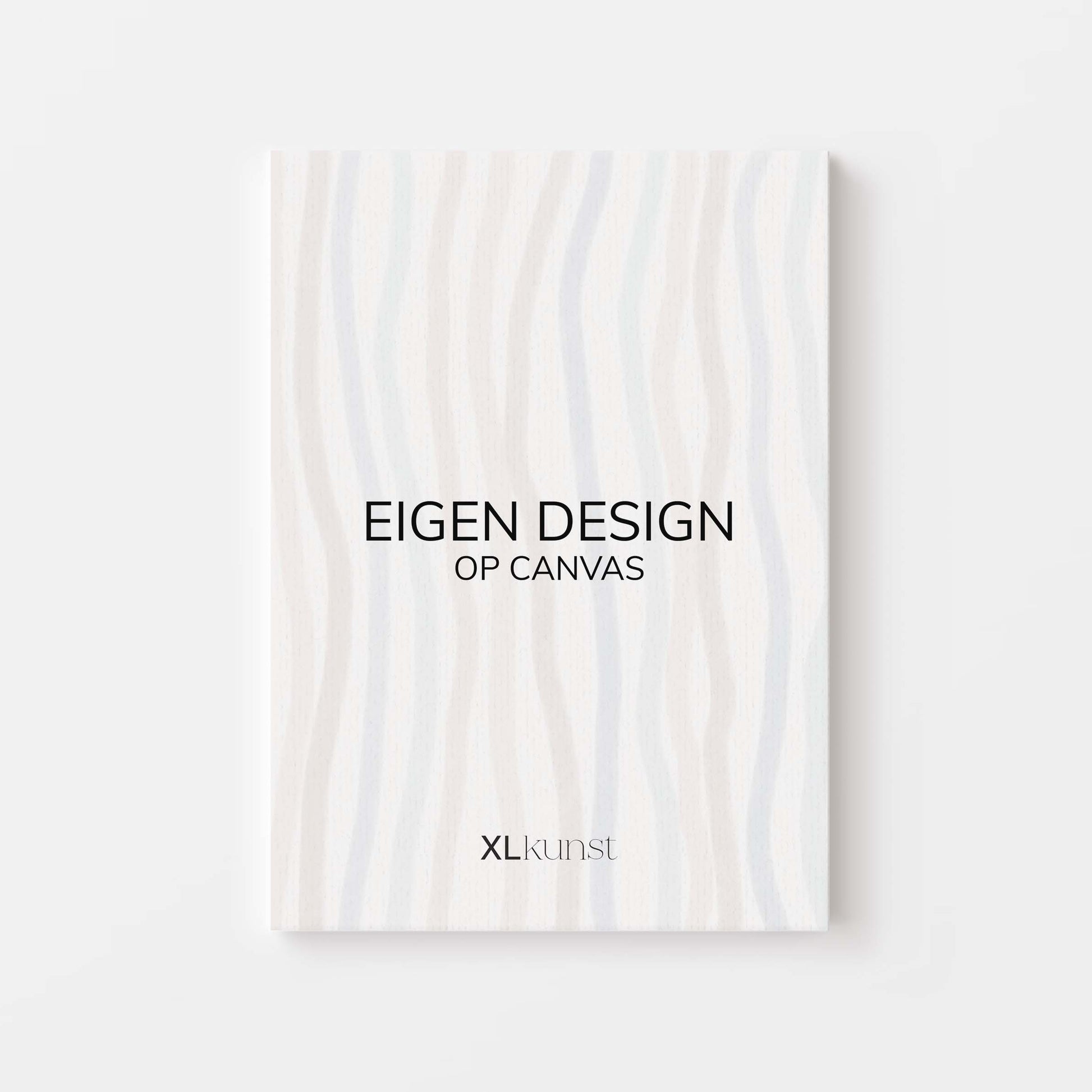 Eiegn design geprint op canvas bij XLkunst.nl