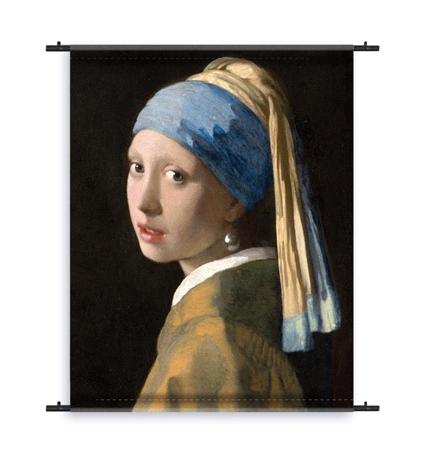Johannes Vermeer - Meisje met de Parel als Wandkleed