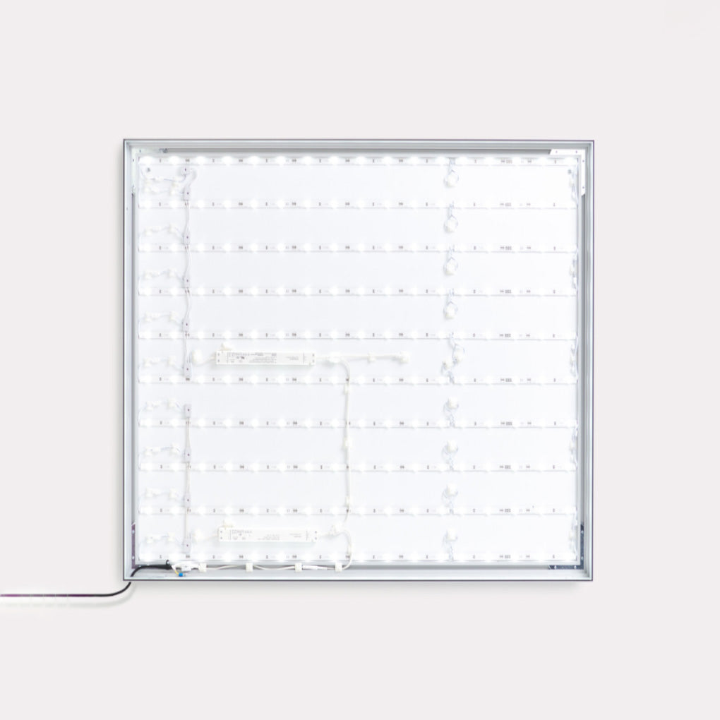 Lily Lights Frame - Grijs - 70 x 70