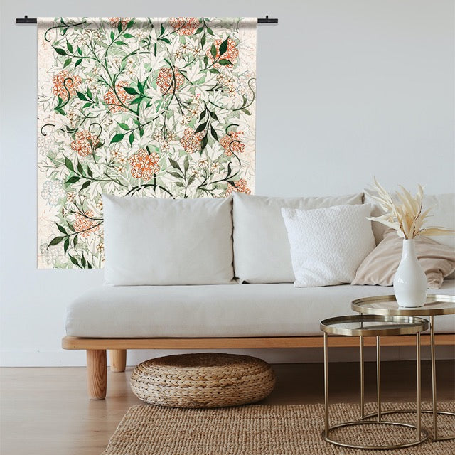 William Morris - Jasmine als Wandkleed